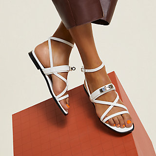 June sandal - White | Hermès USA